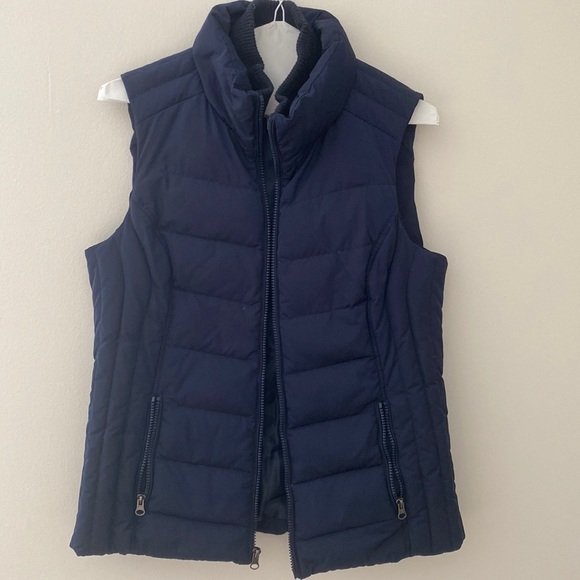 Bass Down Filled Blue Vest - Picture 1 of 7